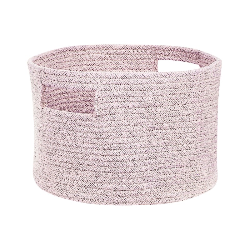 Zestaw 2 koszy CHINIOT Bawełna Pastelowy róż