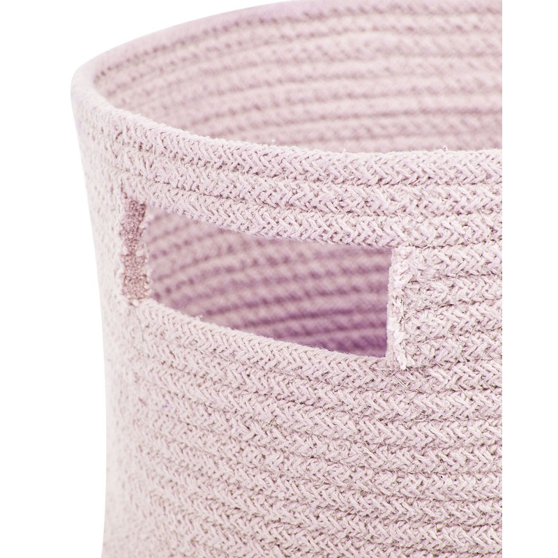 Zestaw 2 koszy CHINIOT Bawełna Pastelowy róż