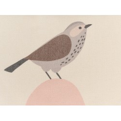 Poduszka dekoracyjna WATTLE 60 x 60 cm Jasnobeżowy Wzór zwierzęcy