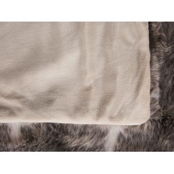 Koc TADDART 180 x 220 cm Brązowy