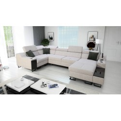 U-förmiges Ecksofa Avanti IV Maxi mit Schlaffunktion - Eleganz und Komfort in Ihrem Wohnzimmer!