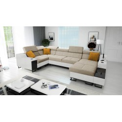 U-förmiges Ecksofa Avanti IV Maxi mit Schlaffunktion - Eleganz und Komfort in Ihrem Wohnzimmer!