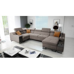 Narożnik w kształcie U Avanti IV Maxi z funkcją spania - elegancja i komfort w Twoim salonie!