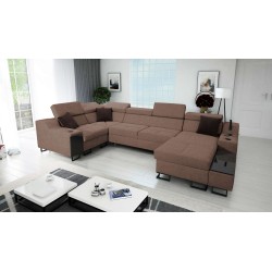 U-förmiges Ecksofa Avanti IV Maxi mit Schlaffunktion - Eleganz und Komfort in Ihrem Wohnzimmer!