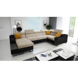U-förmiges Ecksofa Avanti IV Maxi mit Schlaffunktion - Eleganz und Komfort in Ihrem Wohnzimmer!