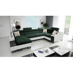 U-shaped Avanti IV Maxi corner sofa with a sleeping function - elegance and comfort in your living room!