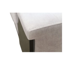 U-shaped sectional sofa Avanti V with a sleeping function, lamp with USB port, and Velvet fabric, Whisper 9