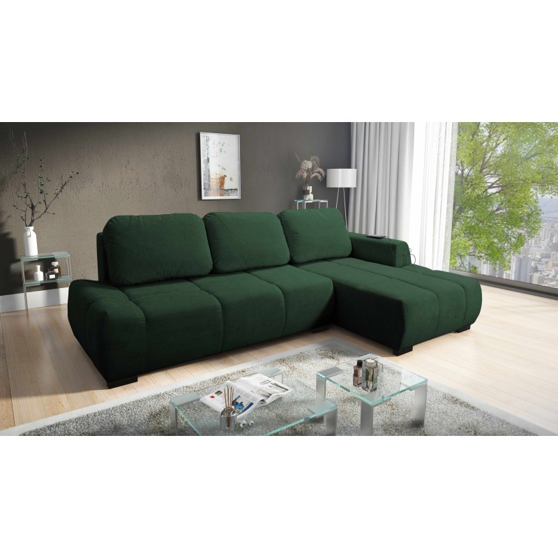 Ecksofa Oscar mit Schlaffunktion und USB-Anschluss – Komfort und Stil in Ihrem Wohnzimmer