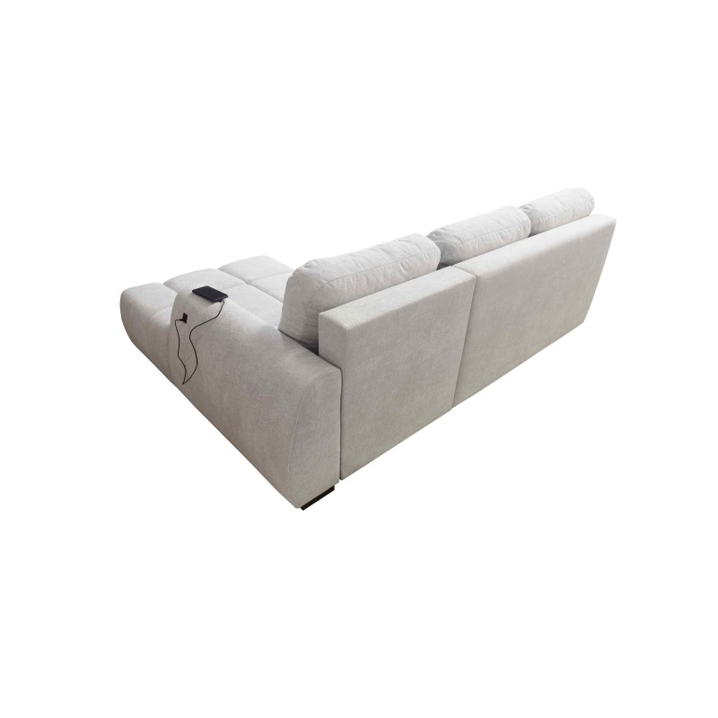Ecksofa Oscar mit Schlaffunktion und USB-Anschluss – Komfort und Stil in Ihrem Wohnzimmer